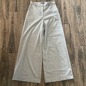 Express Wide Leg High Rise Grey